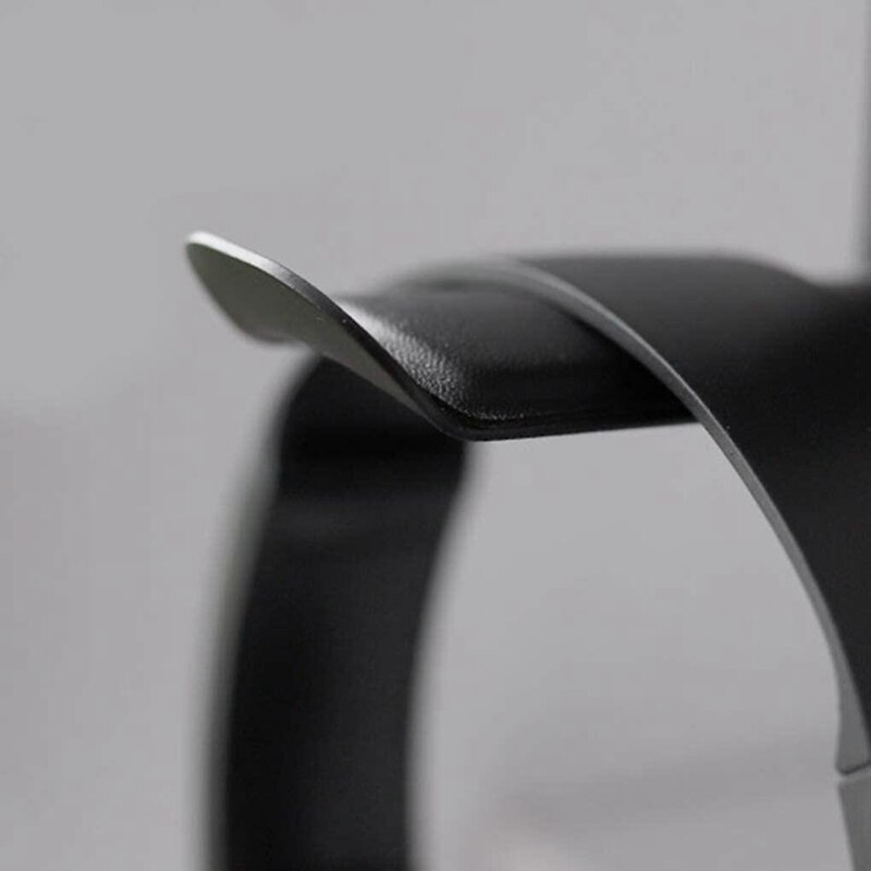 2 stuks hoofdtelefoonstandaard met antislip pakking houder haak tape onder bureau muurbevestiging multifunctionele hanger bespaar ruimte