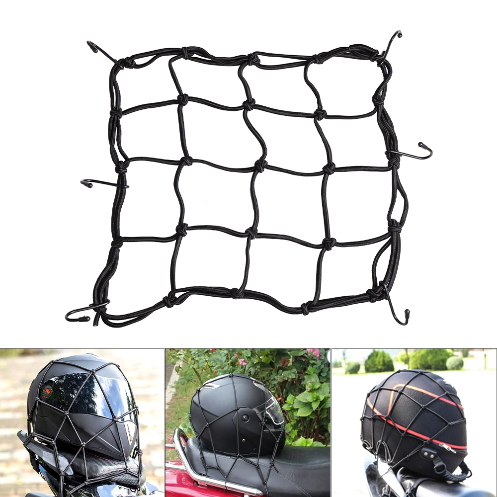 Motorrad Helm Aufbewahrung Reisetasche Artikel Netz Universal- dehnbare Helm Artikel Schutz Gittergewebe Aufbewahrung zubehör Netz Tasche