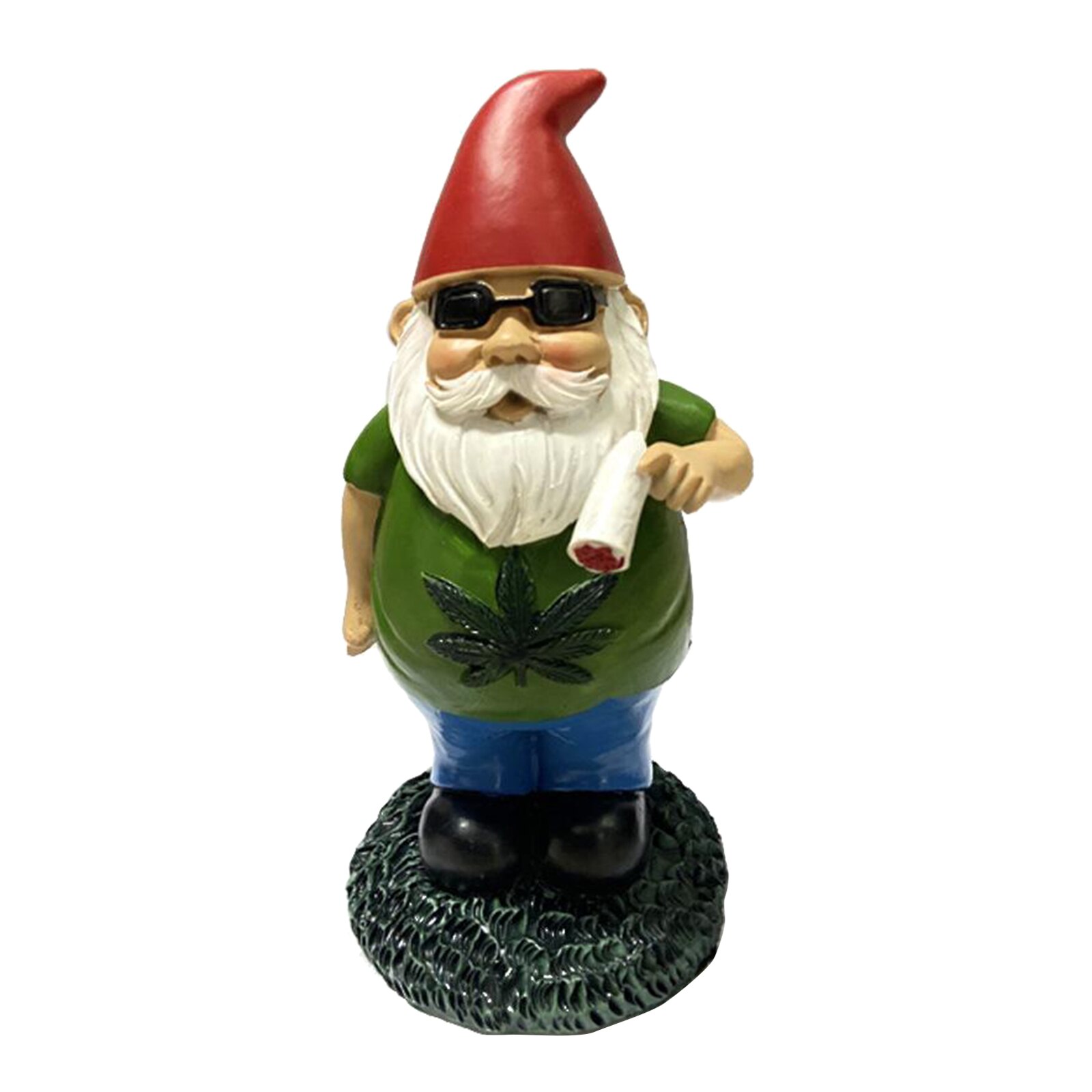 Garden Gnome Ornaments Novelty Outdoor Lawn Gnome Figurine Statues Christmas DIY: L
