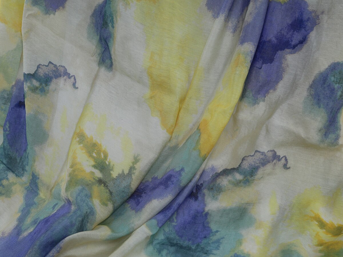 Tela de rayón y lino para confección de ropa cómoda, transpirable, de seda teñida, 145cm, se vende por metro