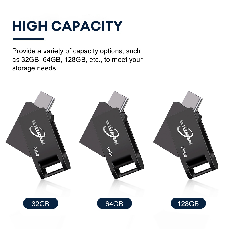 WALRAM High Speed USB 2.0 Flash Drive 32GB 16GB 128GB U Stick dla PC przenośny dysk Mini długopis 16GB 32GB wodoodporny pamięć USB