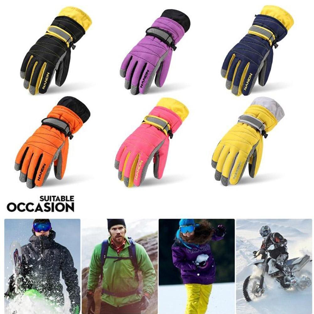 Unisexe hiver Tech coupe-vent imperméable gants temps Ski froid gant dans les mains coupe-vent gants