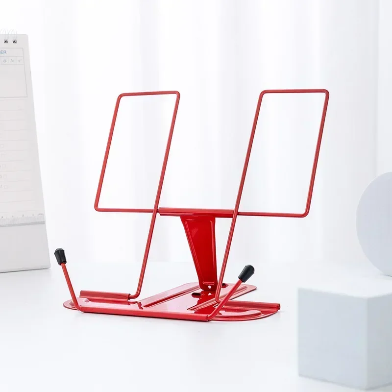 Support de livre Portable, repose-lecture réglable, support de livre de recettes, support de téléphone Portable pour livre de cuisine, support de tablette pour manuel: Gris clair