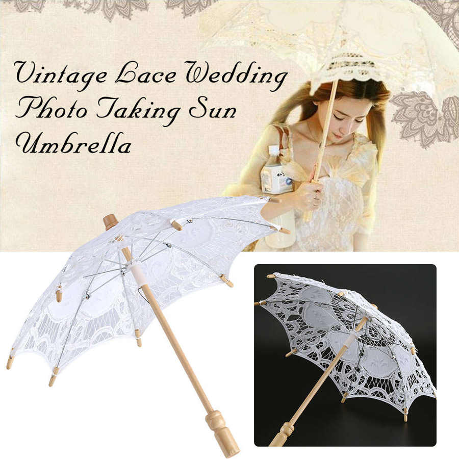 Photobooth accessoires dame mariage dentelle parapluie Parasol parasols fête nuptiale Photo prise décoration accessoires de mariage