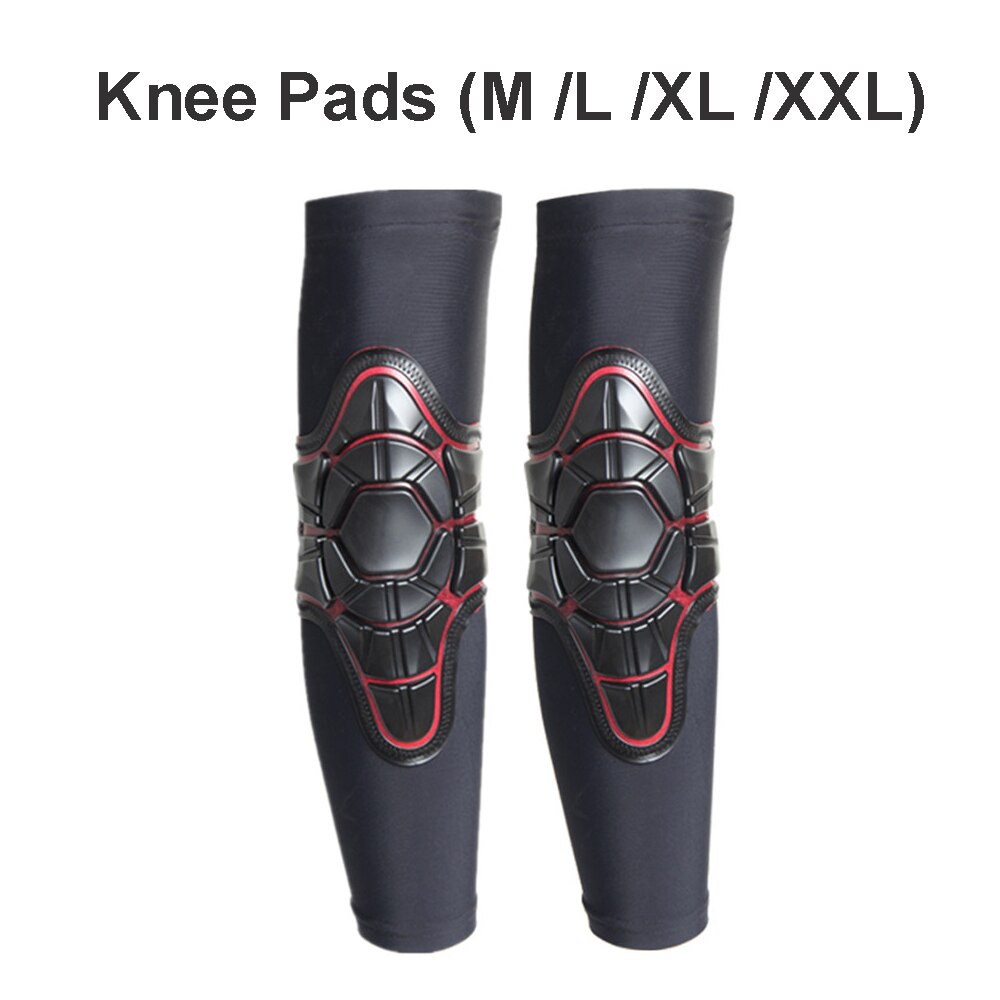 Motorcycle Moto Knee Elbow Pads Cycling Skating Protective Gear Pads Men Wrist Guards Outdoor Sport Safety Protector For Adults: Knee Pads / L