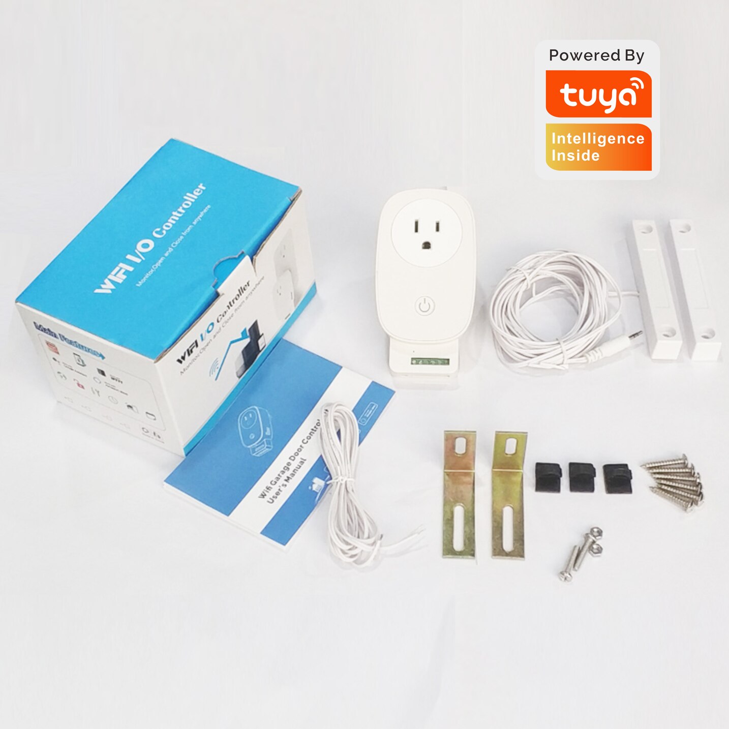 Tuya WiFi Garage Door Opener for Car Garage Door Controller APP Smart Remote Control Voice Control Works with Alexa Google IFTTT