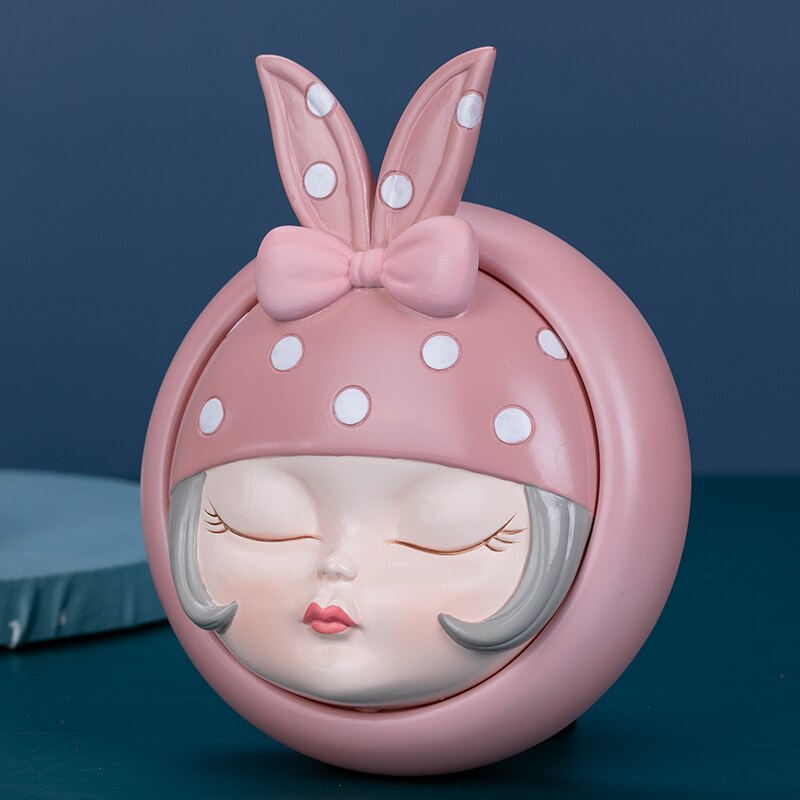 Deciduous teeth Memorial Box Girl teeth storage box missing teeth preservation box children's teeth box baby tooth changing coll: Pink