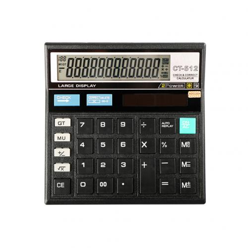 12 Digit Electronic Calculator Large Screen Desktop Calculators Home Office School Calculators Financial Accounting Tools: Default Title