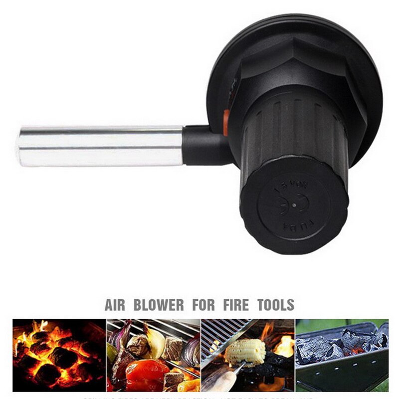 Durable Electric BBQ Air Blower Fan For Charcoal Grill Campfire Fireplace Handheld Electric Fan for Camping Picnic Air Blower