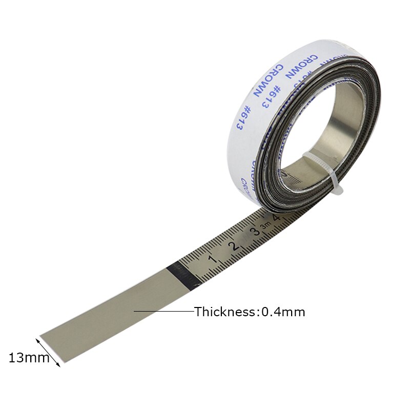 1M-3M Metric Miter T-track Tape Measure Steel Self Adhesive Scale Ruler Tape For Router Table Saw T-Track Woodworking Tools