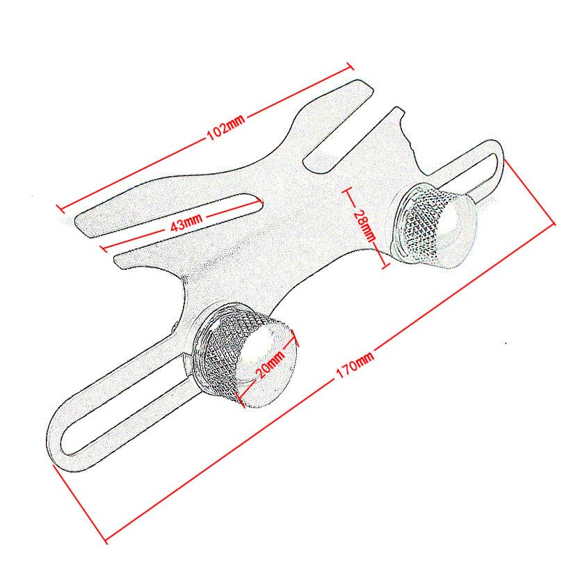 Motorfiets Achterlicht, Universele Vintage Motorfiets LED Achterlicht Kentekenplaatbeugel