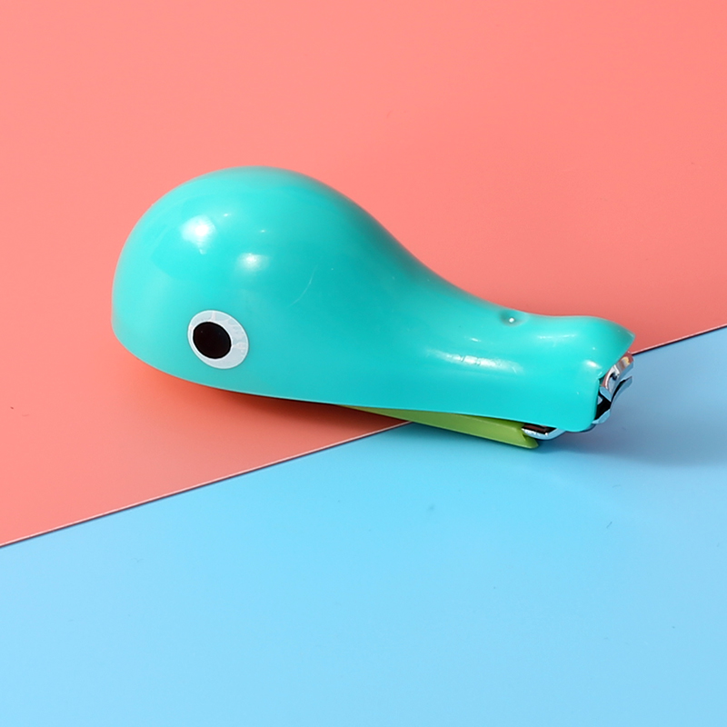 Cartoon Edelstahl Nagel Clippers Trimmer Delphin Nagel Clippers Nagel Clipper Werkzeuge Baby Nagel Pflege: Blue Dolphin
