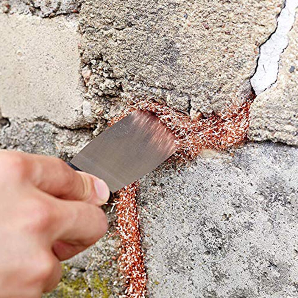 6/15/30m Anti-bite Knitted Copper Mesh Bat Mouse Cave Hole Blocker Tool Garden Netting