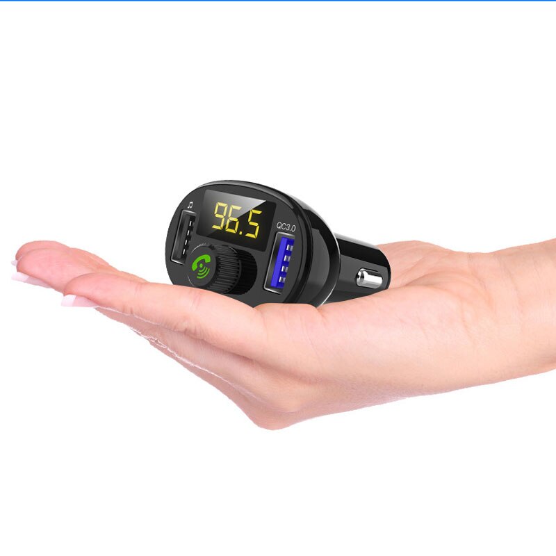 VR robot Car MP3 Player Bluetooth Handsfree FM Transmitter Modulator U Disk Music Player With Dual USB Fast Car Charger