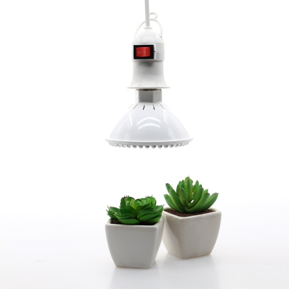 2M/lot Led plant growth fill light with line switch screw lamp head led plant lamp flower vegetable fleshy nursery lamp E11368