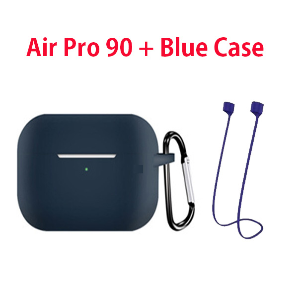 Air Pro 90 80 95 60 Air3 Air4 Air60 TWS Earbuds Wireless Bluetooth 5.2 Earphone Light Sensor Wireless Charging Super Bass Pop-up: Pro90 Blue kits