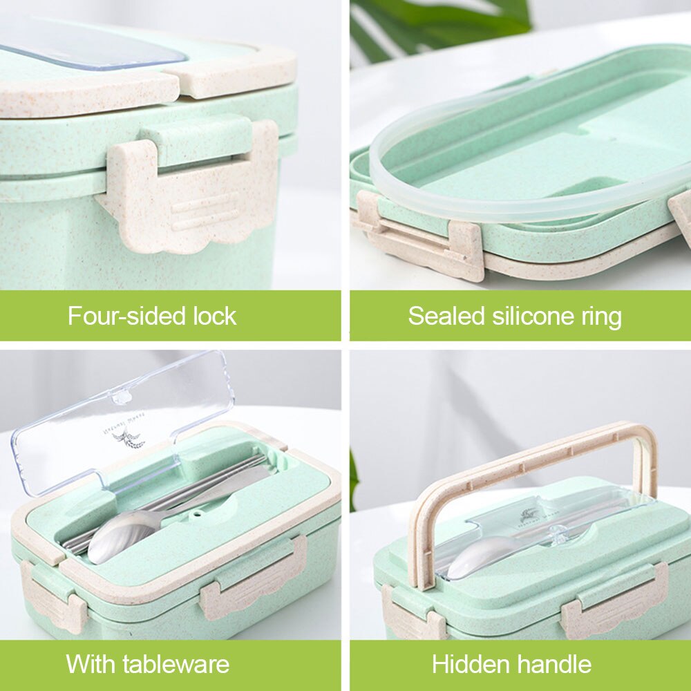 Urijk Lunch Dozen Containers voor Voedsel Magnetron Bento Box Voor Kinderen Picknick Voedsel Containers Draagbare Voedsel Opbergdoos Lunchbox