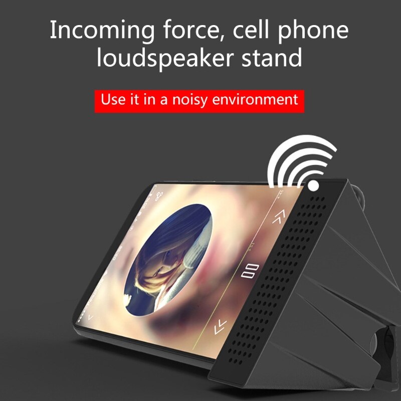 Mobiele Telefoon Speaker Stand Sound Versterker Telefoon Houder Voor Home Office Slaapkamer