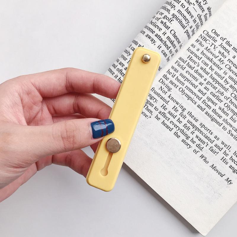 1PC Finger Ring Phone Holder Candy Plain Color Wrist Band Hand Band Finger Grip Push Pull Universal Mobile Phone Holder Stand: 13