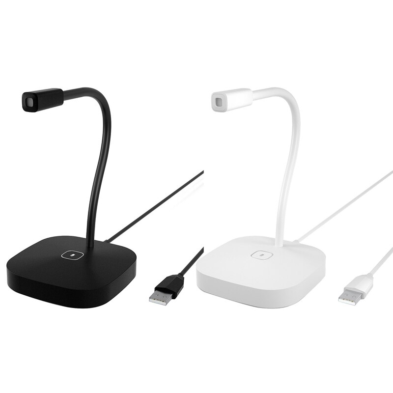 USB Microphone 360 ​​° Sound Collection Press Switch for PC/Windows