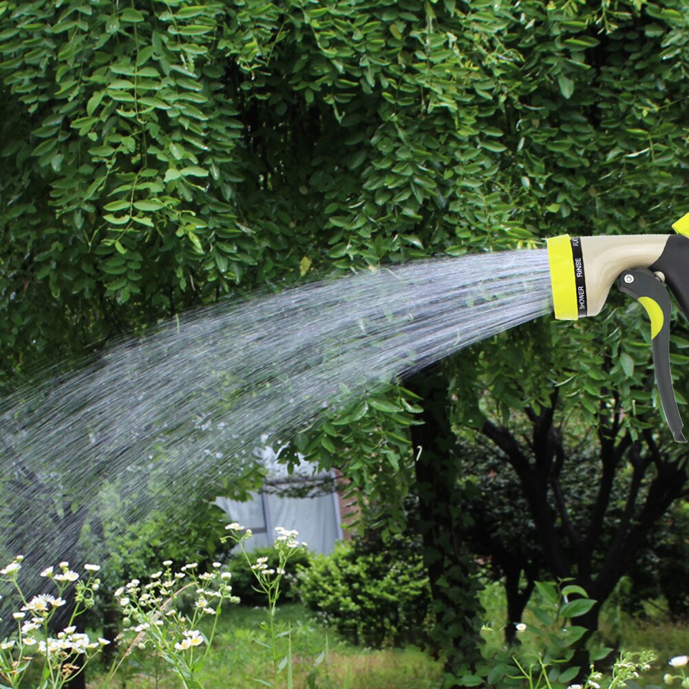 Water Sproeier Pijp Watering Auto Wassen Tuin Slangen Pijp Kit Met Multifunctionele 8 Patronen Plastic Strooi Gereedschap