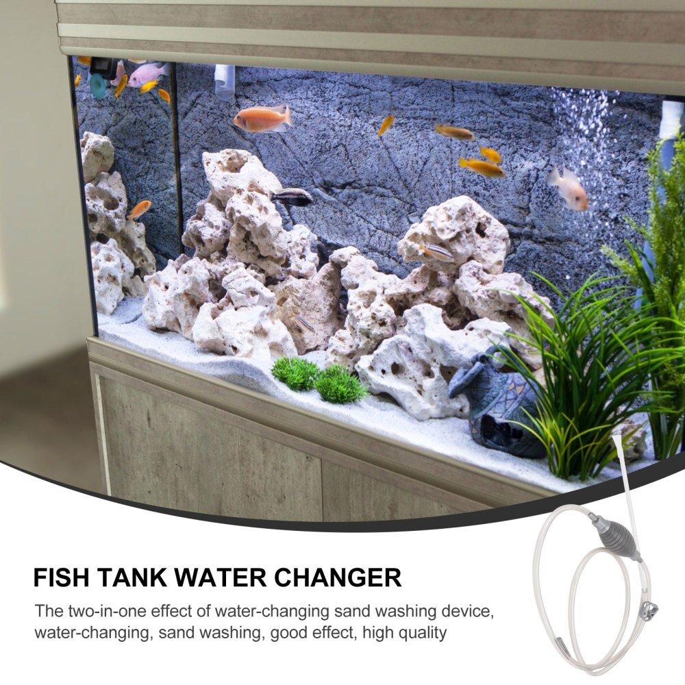 1 einstellen Aquarium Kies Reiniger Teich Sand Waschen Werkzeug Siphon Schmutz Entferner-Werkzeug