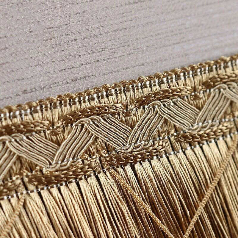 Garniture de gland de rideau de couture, robe de danse à franges de ruban de dentelle, vêtement de scène, bord de rideau de maison, accessoires décoratifs d'artisanat de bricolage, 3m