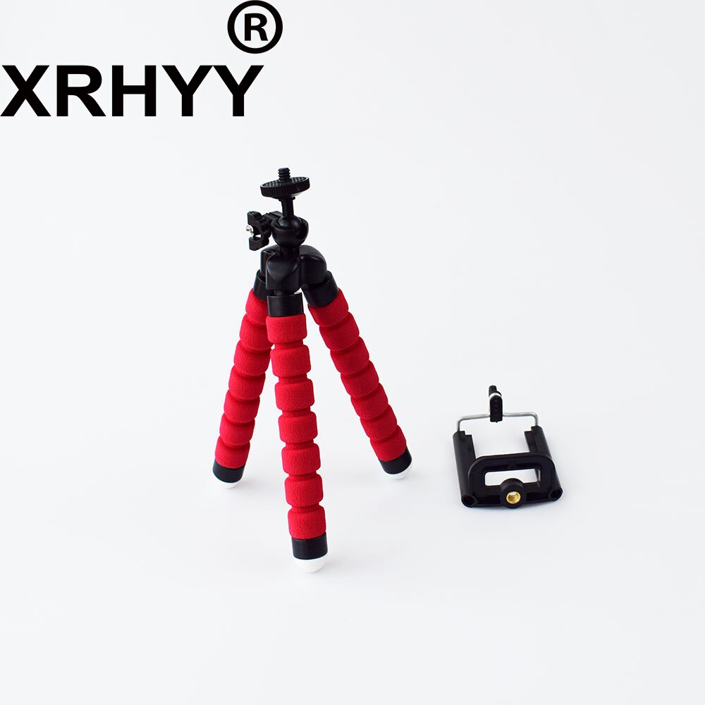 Premium flexibele telefoon rode spons statief draagbare verstelbare camera standaard houder geschikt voor android telefoon sportcamera