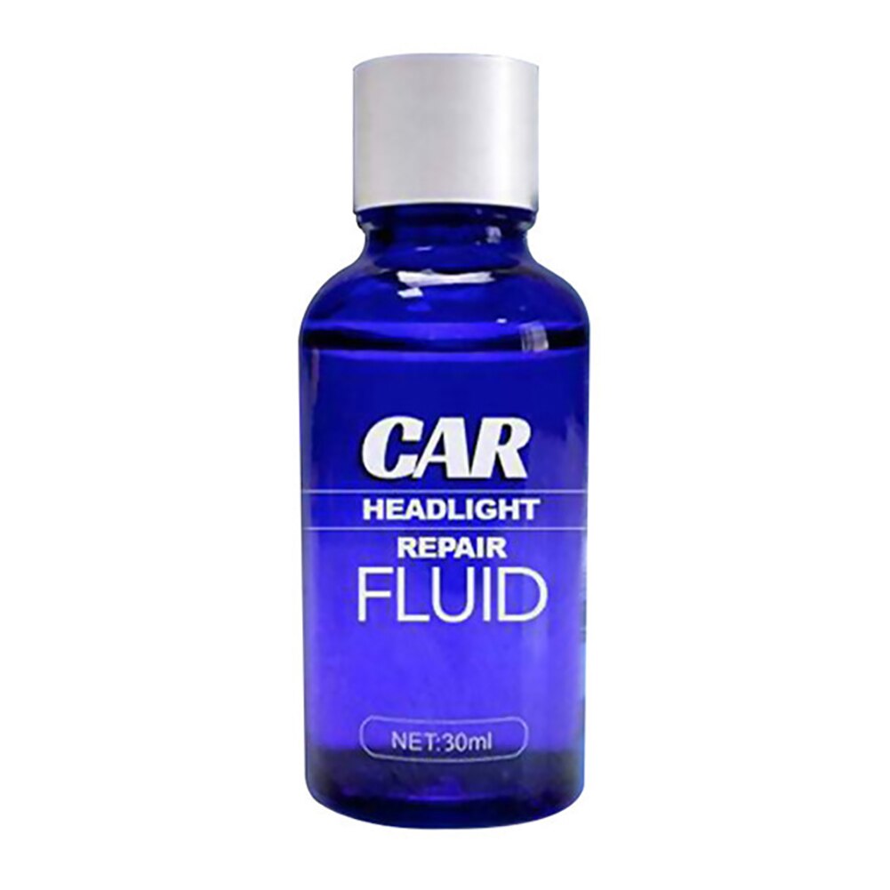 Reparador de lentes de faros de coche, 30ml, barniz para uñas líquido, limpiador automático, protección UV rápida, limpiador con luz, eliminador de arañazos
