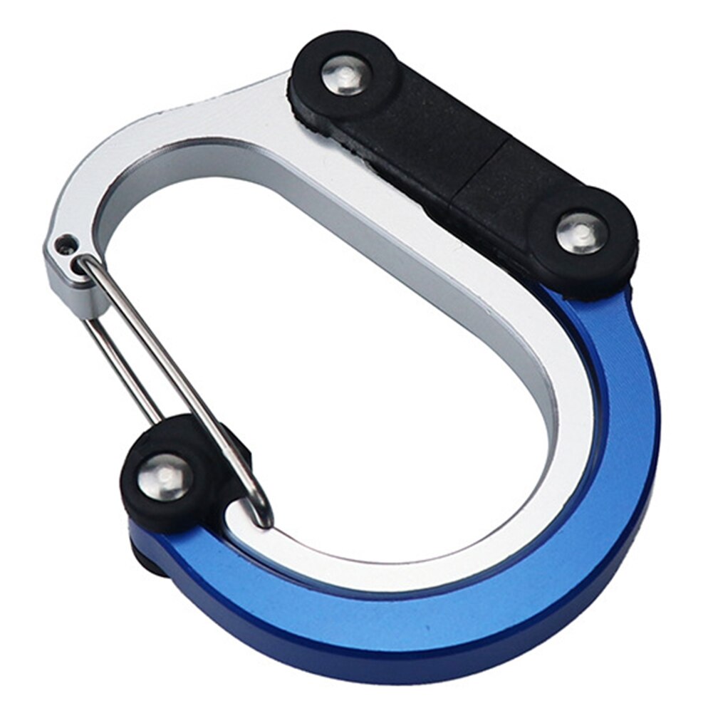 D-Ring Rugzak Karabijnhaak Gear Clip-Karabijnhaak Roterende Haak Clip Outdoor Camping Aluminium Roterende Gesp Haak