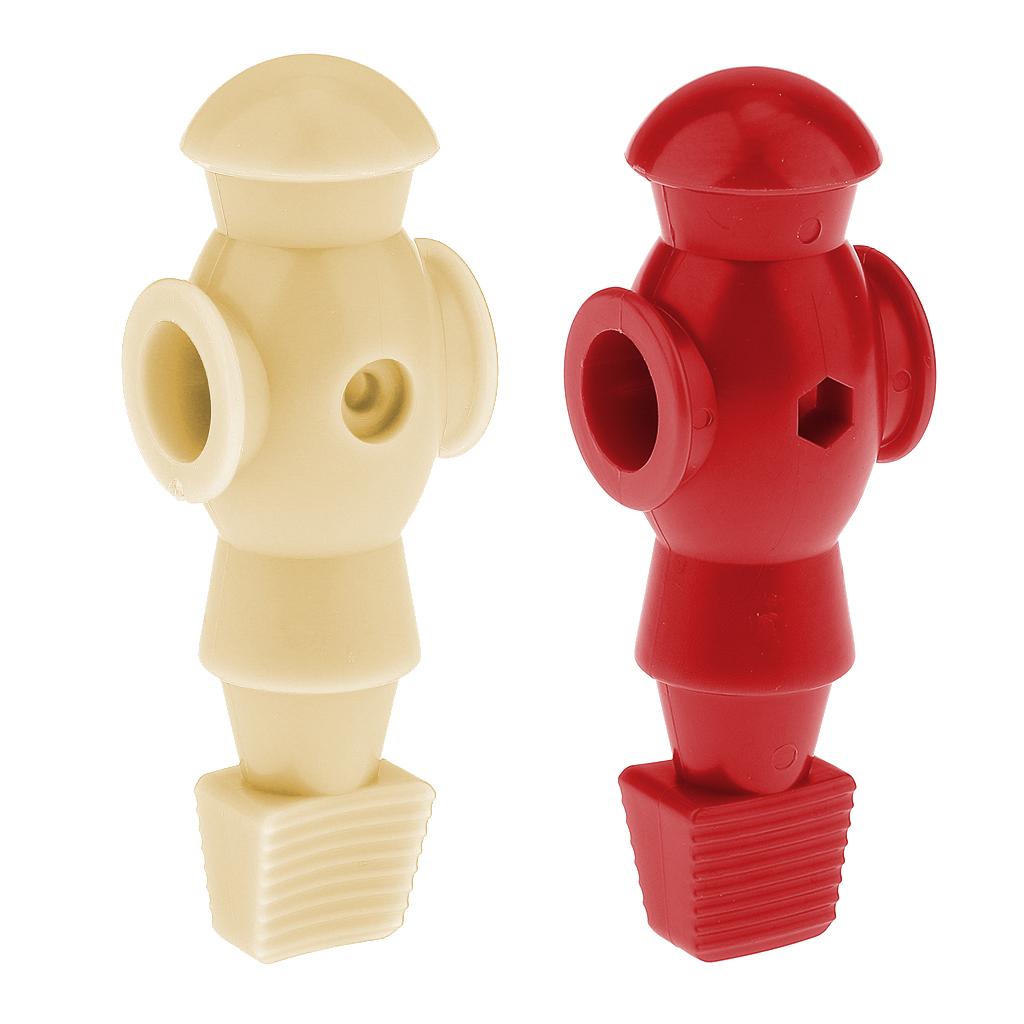 2 Pieces 5/8' Plastic Foosball Man Table Football Soccer Player Replacement