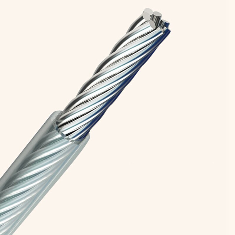 Extra Long Wire Rope Leash For Large Dogs Outdoor Dog Chain Traction Rope About 6-9M 2 Colors 2 Sizes