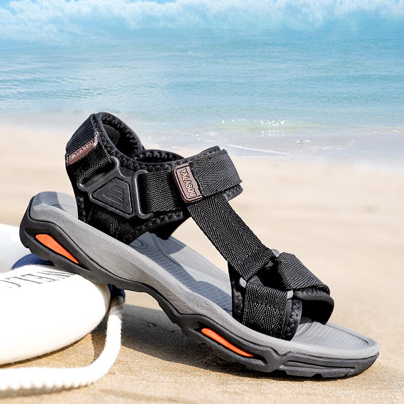 Zomer Sandalen Mannen Schoenen Platte Schoenen Mannen Strand Sandalen Toevallige Mannelijke Zomer Schoeisel Antislip Mode Sandalen a2354