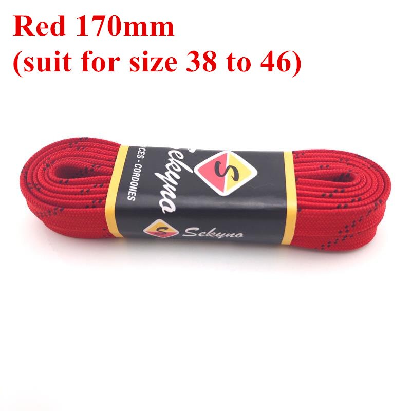 Inline-rullskridskor skosnöre 150mm 170mm längd elastisk nylon slitstark patiner gulblå röd svart spets 1.5m 1.7m: Röd 170mm