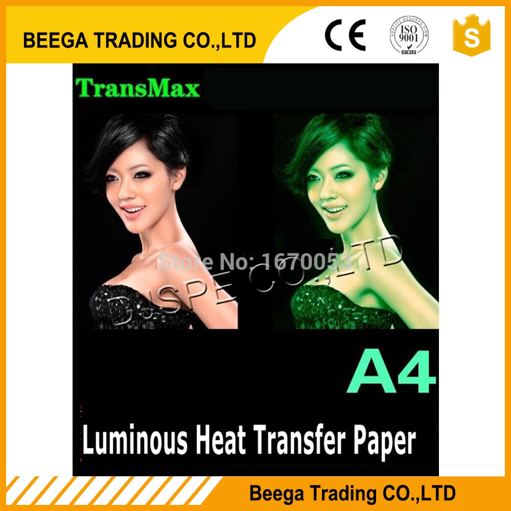 Three Pieces for Texting A4 Luminous Temporary InkJet tattoos paper