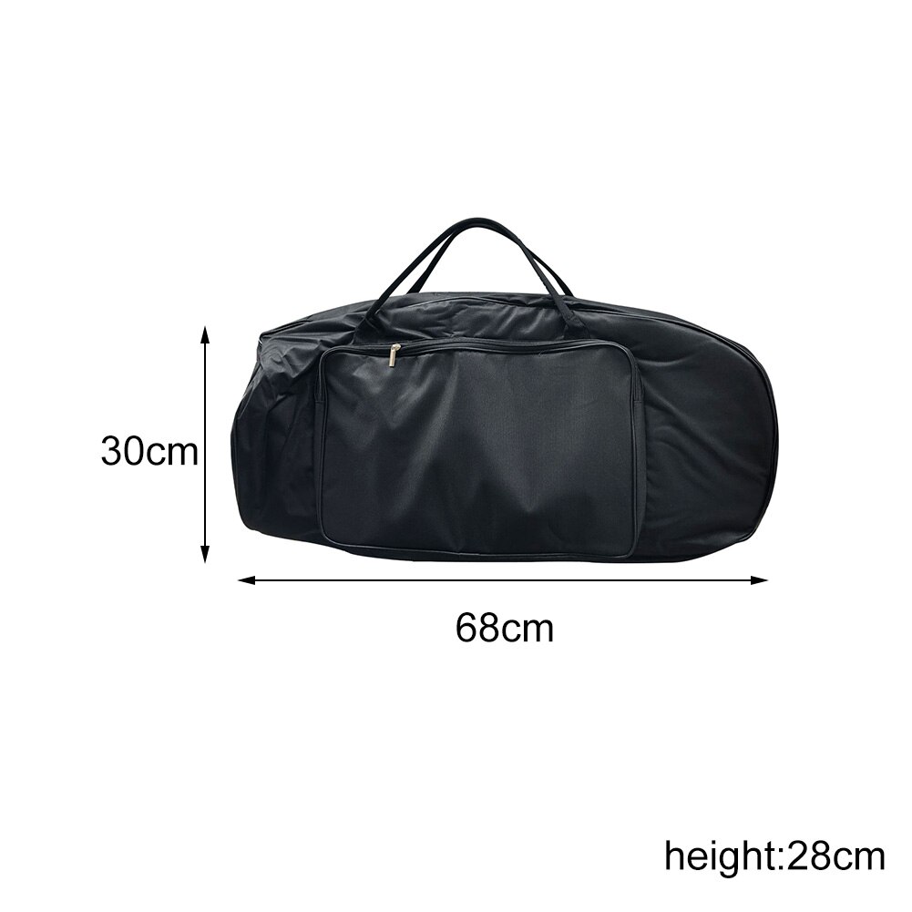 Portable Breathable Large Tuba Bag Protective Oxford Cloth Universal Storage Solid Backpack Instrument Thick Sponge