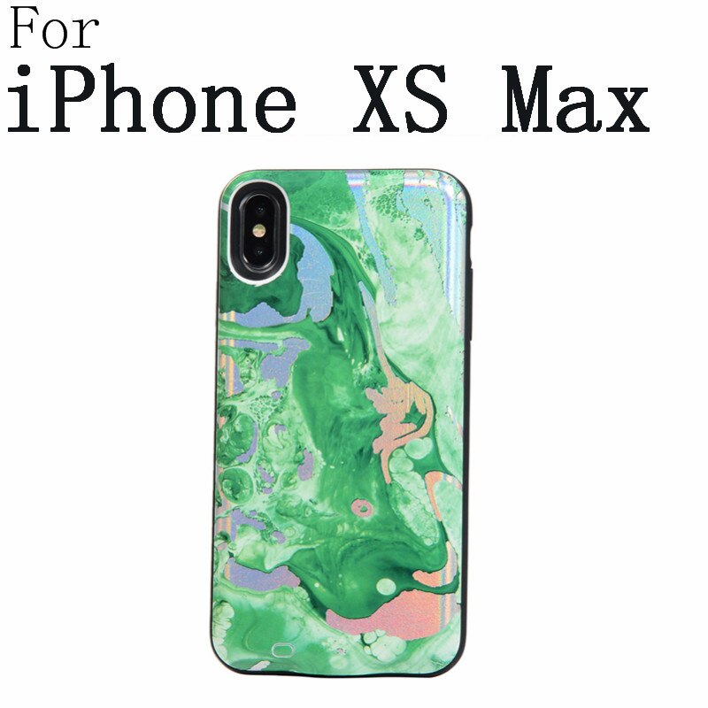 Smart External Battery Charger Case For iPhone 11 Pro X XR XS Max marble Power Bank charging case for iPhone 6S 7 8 Plus SE: XS MAX-TYLXB
