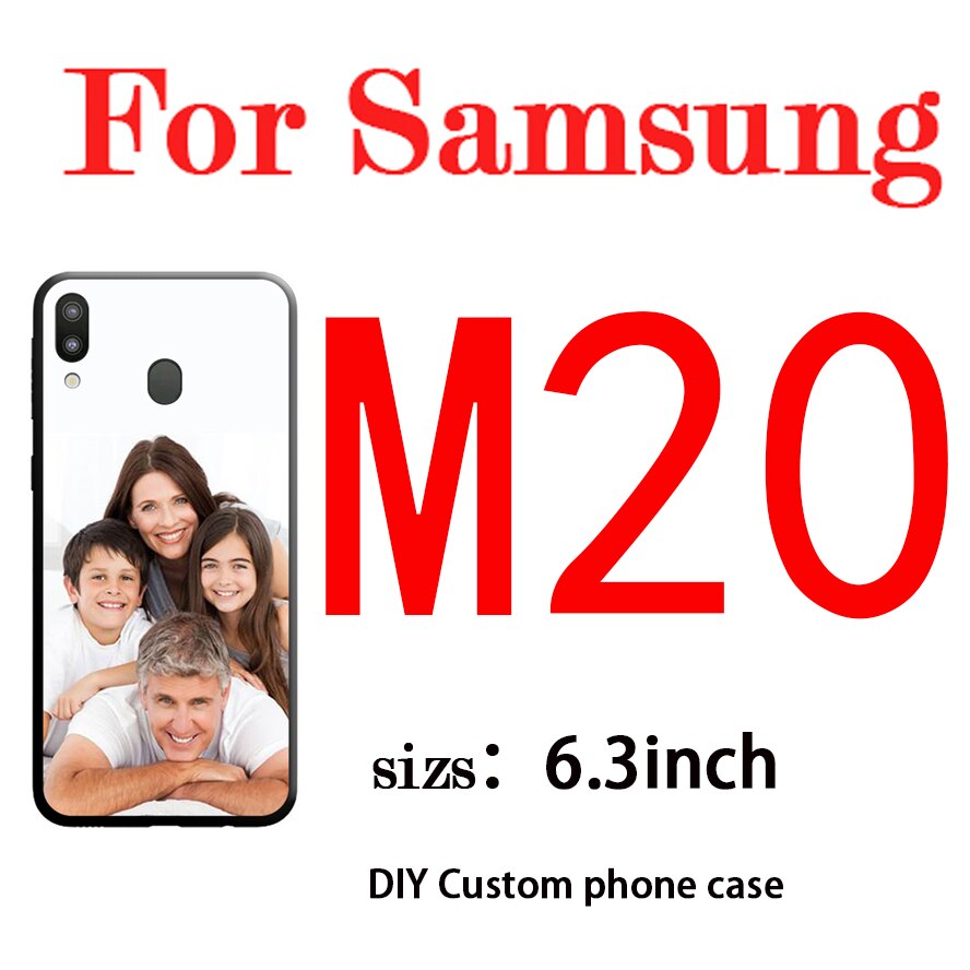 Personalizzato Soft TPU Cassa Del Telefono Per Samsung A10 A20 A30 A40 A50 A60 A70 M10 M20 M30S M40 A01 A11 a21 A31 A51 A71 A20E A20S copertura: For Samsung M20