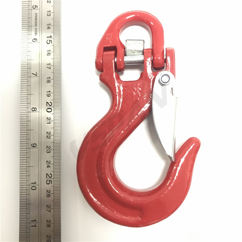 in Acciaio forgiato Grado 80 metà-collegamento Chiusura di Sicurezza Cerniera Verricello Cavo Gancio Girevole verricello Gancio per jeep attaccabrighe Camion spento-strada di Recupero