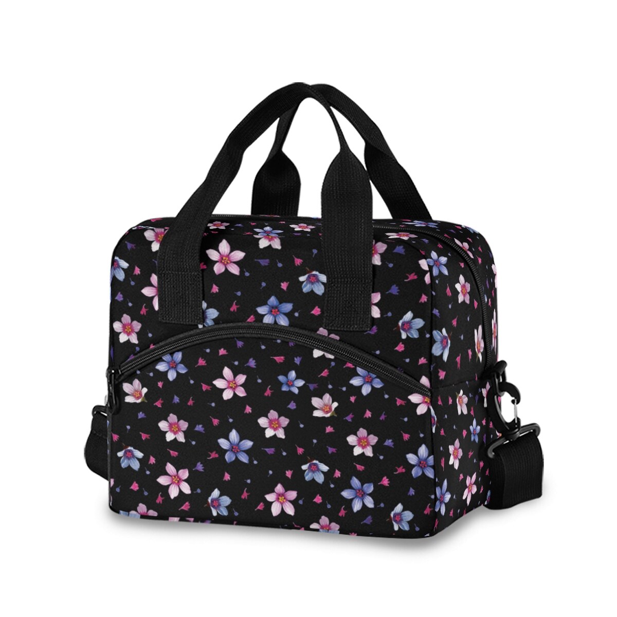 Zonnebloem Vrouwen Mannen Lunchbox Draagtas Voedsel Verse Thermische Geïsoleerde Lunch Zakken Koeler Voor Jongens Meisje Kids School Picknick bento Bag: 05