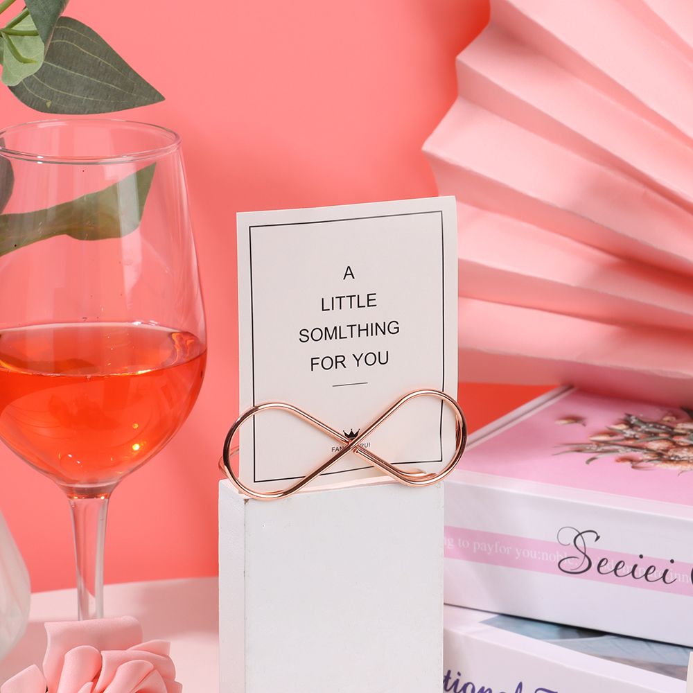 Romantische Tafel Nummers Houder Klemmen Stand Plaats Kaart Foto Clips Papier Klem Foto Kaarten Display Stand Desktop Decoratie