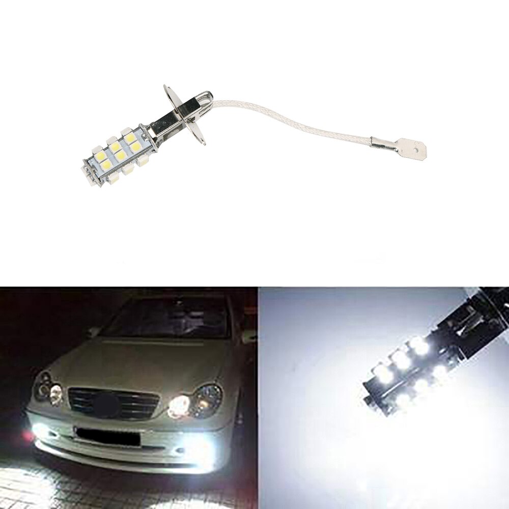 2pcs Led Car fog lamp 12vh1/H3 5050 Led Light Light Car Lamp Fog Light