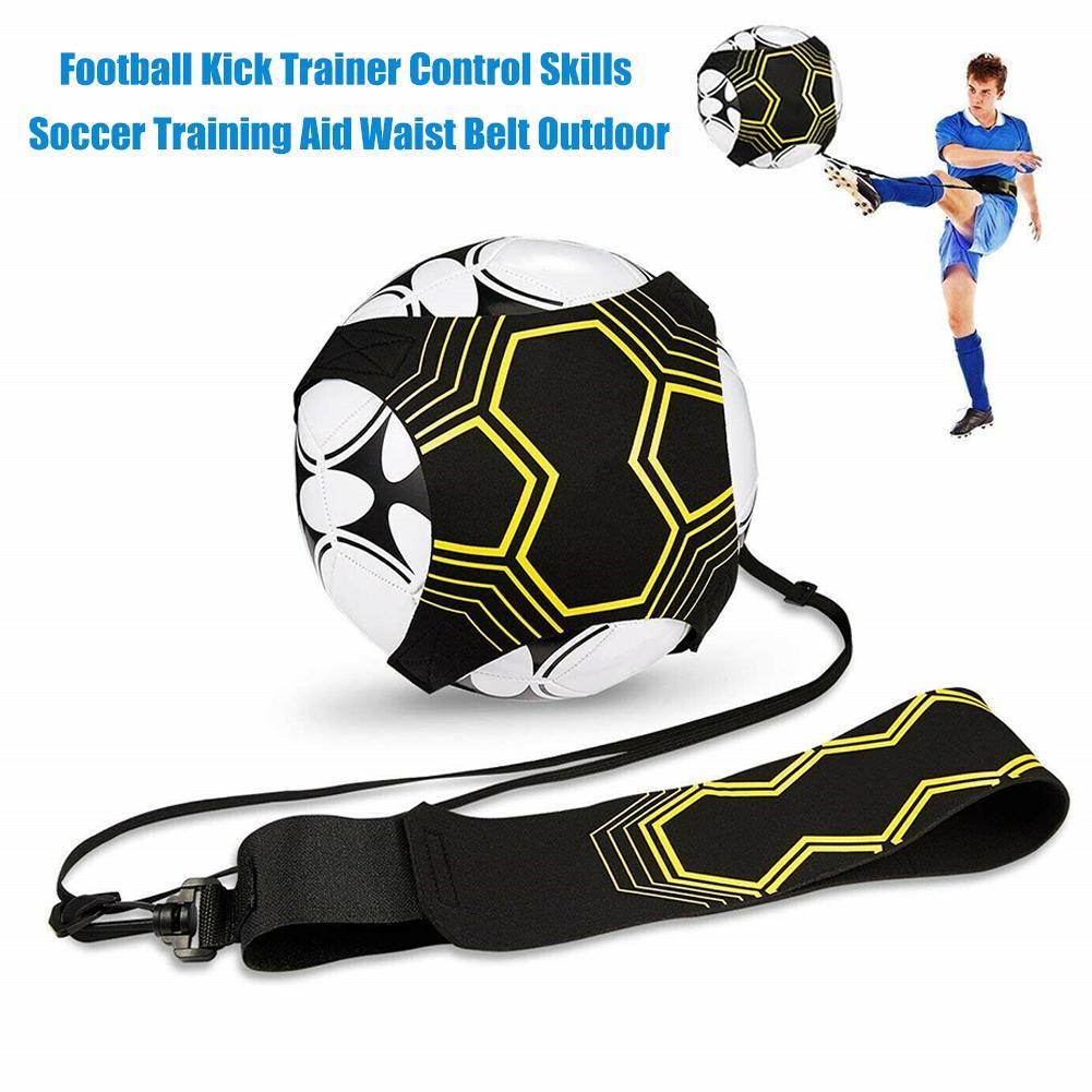 Adjustable Football Kick Trainer Soccer Kicker Training Aid Equipment Waist Belt Football Kick