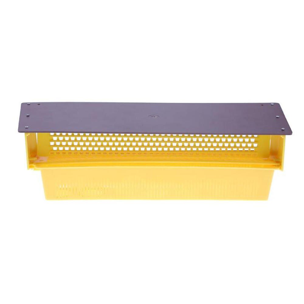 Yellow Plastic Pollen Trap Multifunctional Removable Bee Honey Hive Entrance Pollen Collector For Apiculture Beekeeping Tools