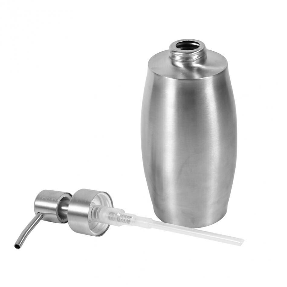 Stainless Steel Liquid Soap Dispenser Bathroom Shampoo Pump Lotion Dispenser