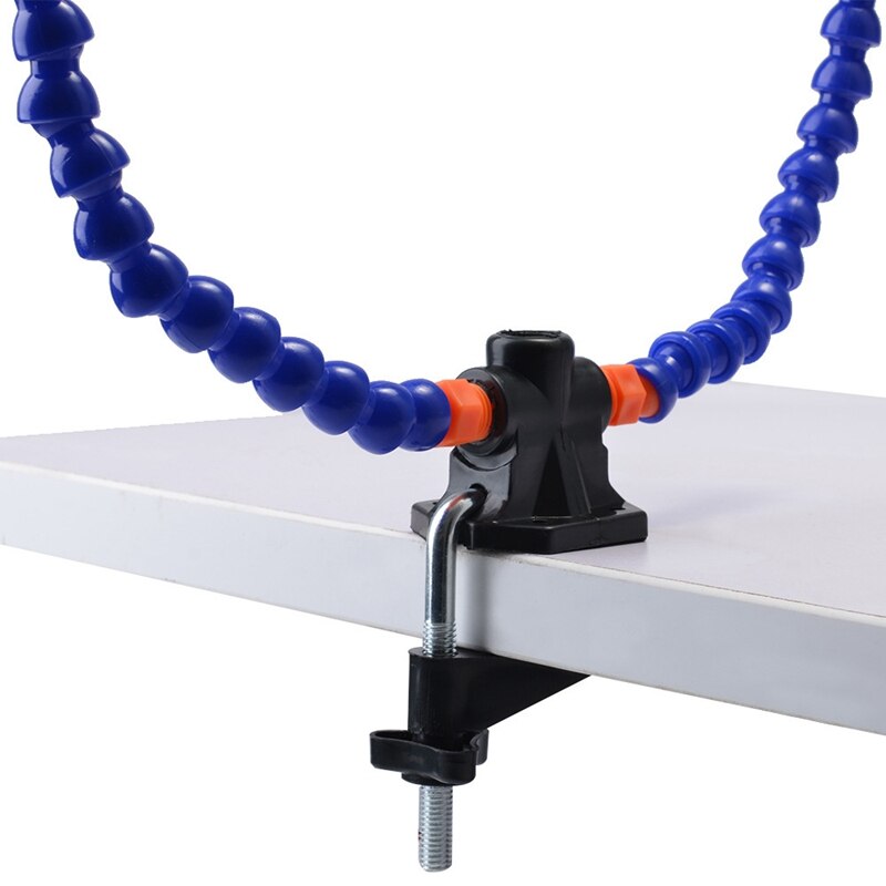 Soldering Welding Bench Vise Table Clamp Station 2Pcs Flexible Arms Rotatable