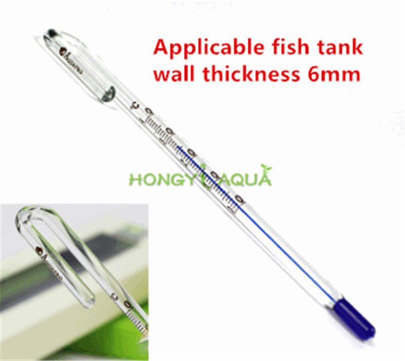 Walking stick Fish tank thermometer Mini measuring water temperature accurate Aquarium special product: white