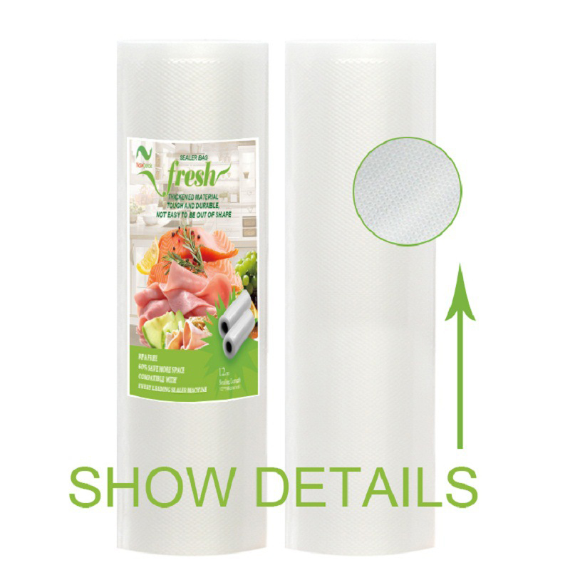 Vacuum Bags for Food Vacuum Sealer Food Fresh Long Keeping 12+15+20+25+28cm*500cm Rolls/Lot Bags for Vacuum Packer