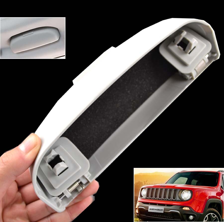 Voor Jeep Renegade Bu Auto Zonnebril Case Houder Visor Bril Box Case Zonnebril Houder Clip Opslag Kooi