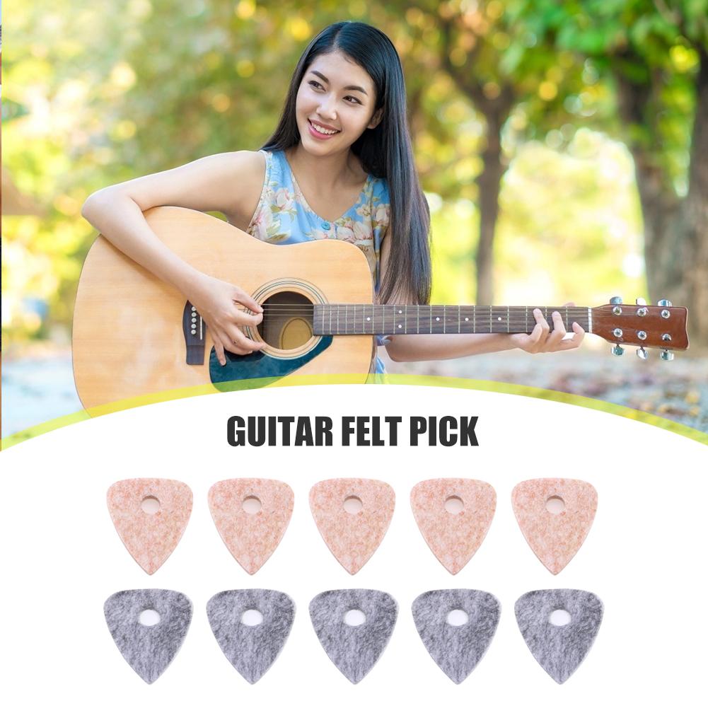 Ukulele plockar skicklig tillverkning filt ukulele plockar mjuka plectrum musikinstrument tillbehör